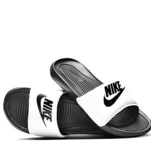 Nike Victori One Slide Mens 13 Black White Slides Sandals